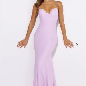 Hello Molly Lilac Spaghetti-Strap Maxi Dress